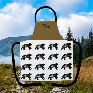 Bear Lover's "Bears with Mountains" Apron