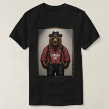 Bear Lumberjack Canada Day