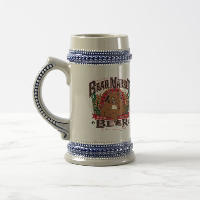 Bear Market Beer Stein (Left)