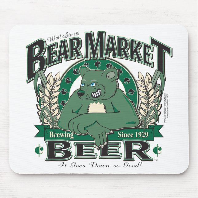 Bear-Market-CNBC-LARGE Mouse Pad (Front)
