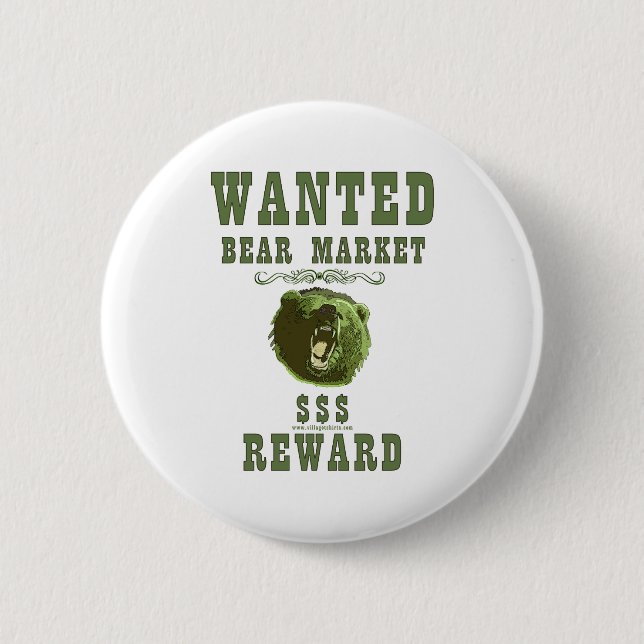 Bear Market Reward 2 Inch Round Button (Front)