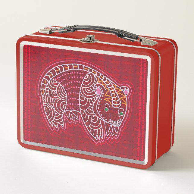 Bear Metal Lunch Box (Front)