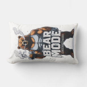 Bear Mode Activated 2026 Lumbar Pillow