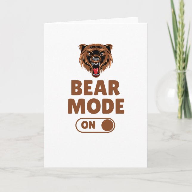 Bear Mode On Card (Front)
