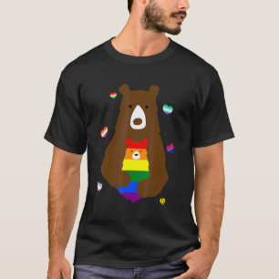 Bear Mom Lgbt Lesbian Gay Bi Transgender Pride Acc T-Shirt