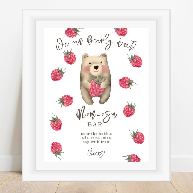 Bear - mom-osa bar poster (Creator Uploaded)
