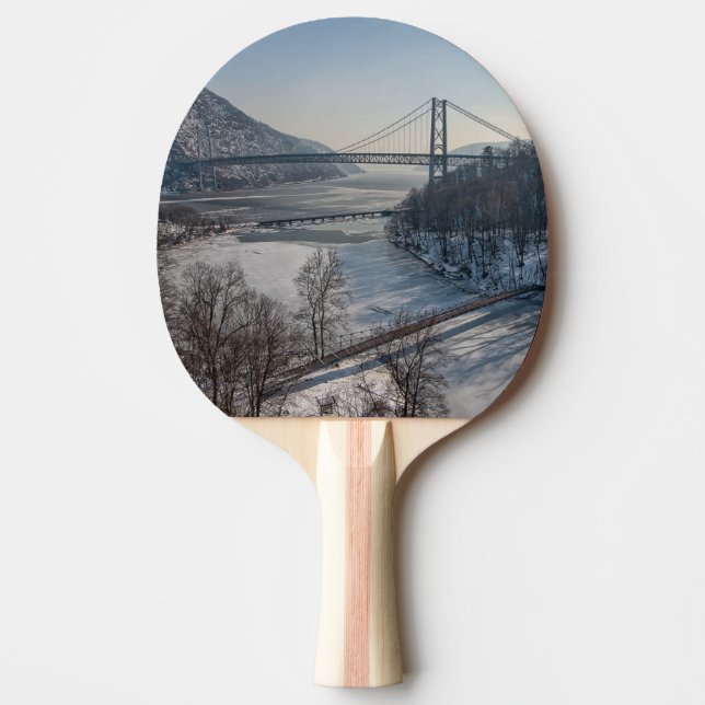 Bear Mountain Bridge Ping Pong Paddle (Front)