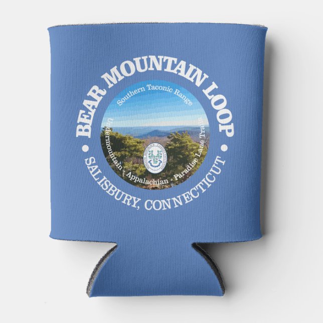 Bear Mountain Loop (rd) Can Cooler (Front)
