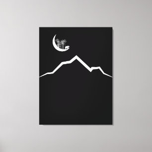 Bear Mountain Moon Canvas Print
