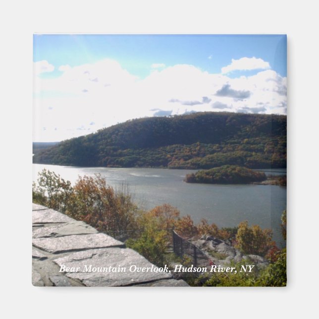 Bear Mountain Overlook, Hudson River, NY Magnet (Front)