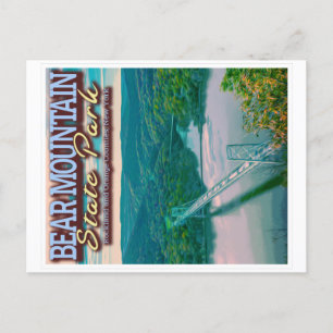 BEAR MOUNTAIN STATE PARK - BEAR MOUNTAIN BRIDGE NY POSTCARD