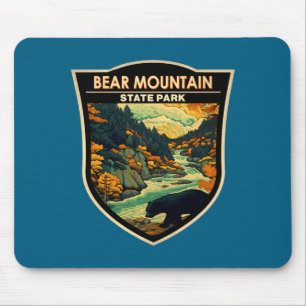 Bear Mountain State Park New York Travel Vintage  Mouse Pad