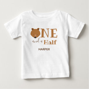 Bear Name 18 Months One and a Half Birthday Baby T-Shirt