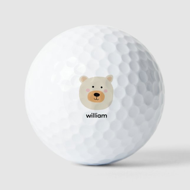 Bear name golf balls (Front)