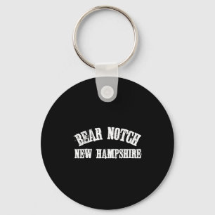 Bear notch bartlett new hampshire ski skier skiing keychain