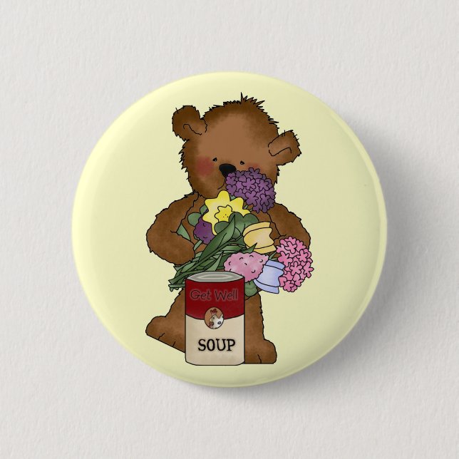 Bear Nurse Button (Front)