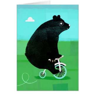 Bear On A Bike
