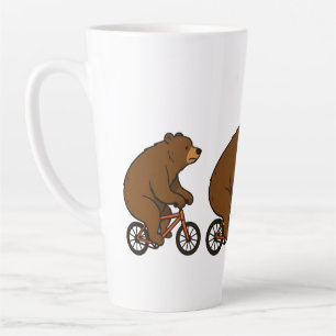 Bear on a Bike – Wild Ride Vibes Latte Mug