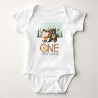 Bear One Happy Camper Baby 1st Birthday Outfit