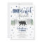Bear Onederful Adventure Birthday Invitation 1st
