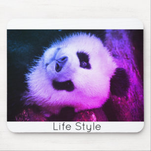 Bear Panda Life Style Trendi Mouse Carpet Pad
