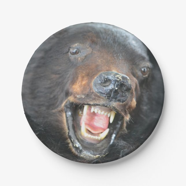 Bear Paper Plate (Front)
