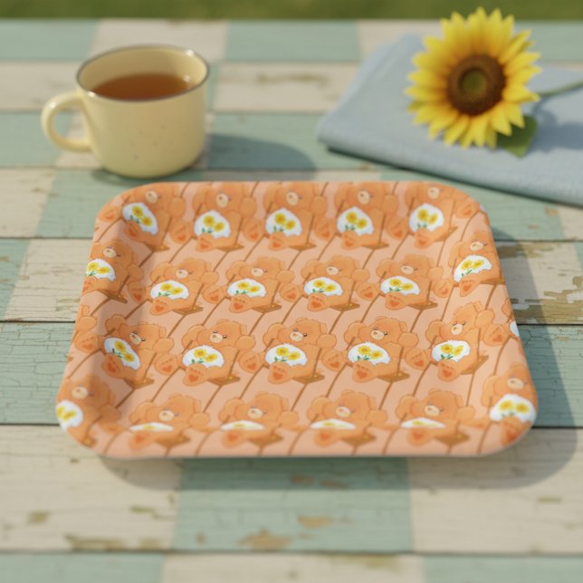 Bear Paper Plate (Creator Uploaded)