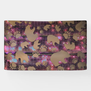 Bear Pattern Banner