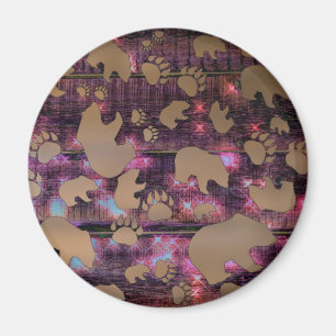 Bear Pattern Magnet