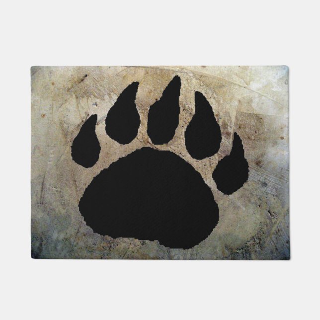 BEAR PAW PRINT DOORMAT (Front)