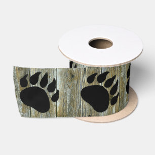 Bear Paw Satin Ribbon