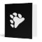 BEAR PAW SYMBOL WHITE