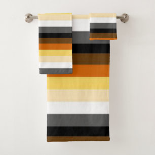 Bear Paw Ursine Colors Gay Gifting Bath Towel Set