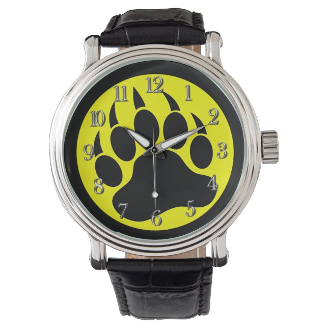 Bear Paw Yellow and Black Watch (Front)