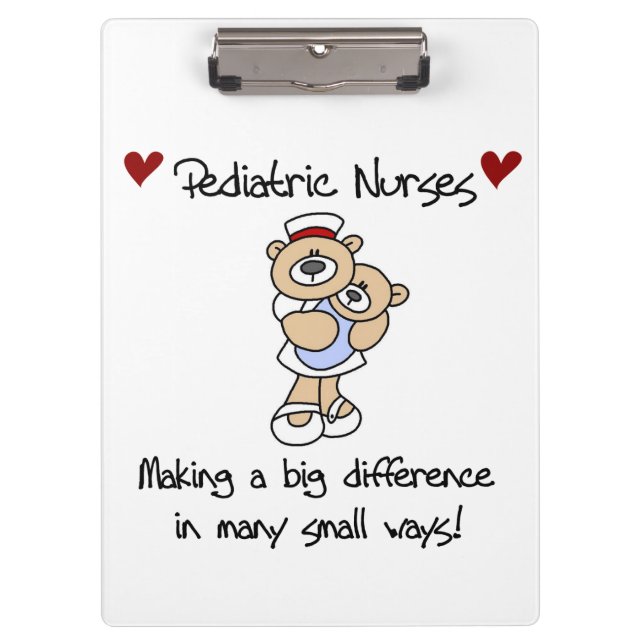 Bear Pediatric Nurses Clipboard (Front)