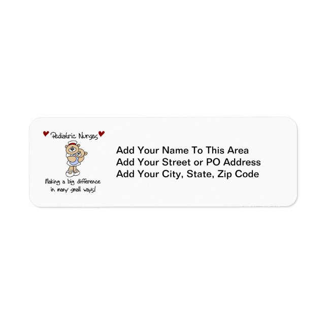 Bear Pediatric Nurses T-shirts and Gifts (Front)
