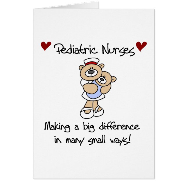 Bear Pediatric Nurses T-shirts and Gifts (Front)