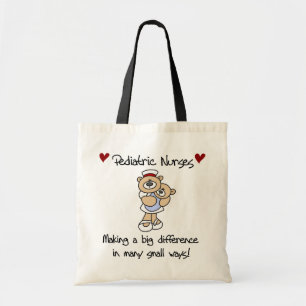 Bear Pediatric Nurses T-shirts and Gifts Tote Bag