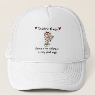 Bear Pediatric Nurses T-shirts and Gifts Trucker Hat