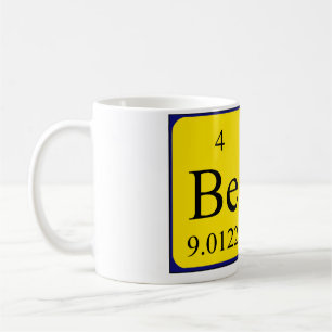 Bear periodic table name mug