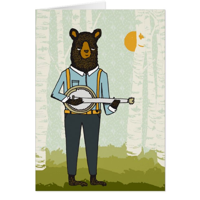 Bear Playing Banjo (Front)