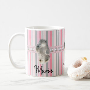 Bear Polar Pastel Stripe Mug