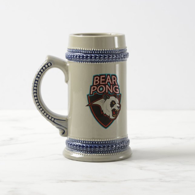 Bear Pong Beer Pong Stein (Left)