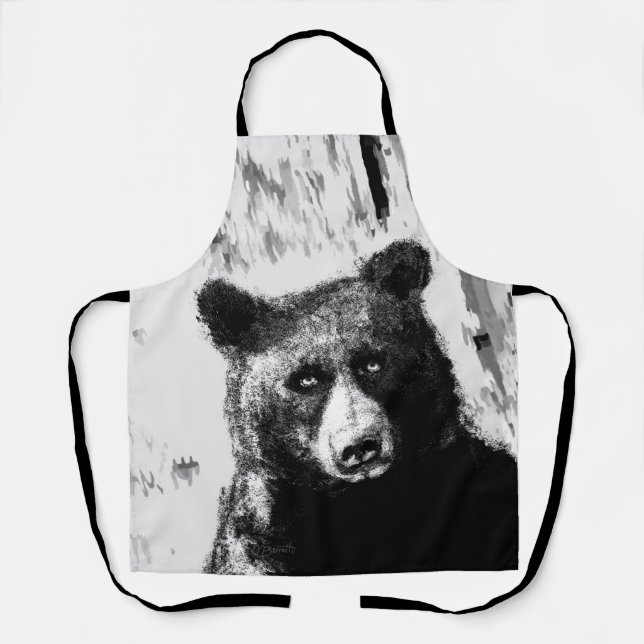 Bear Portrait Apron (Front)