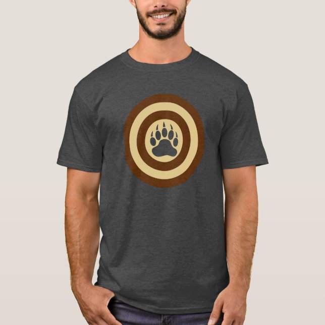 Bear Pride Bear Paw T-Shirt (Front)