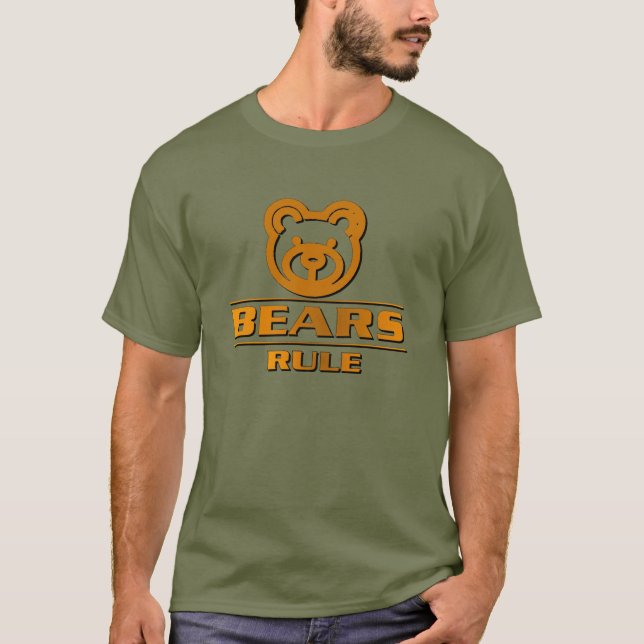 Bear Pride Bears rule T-Shirt (Front)