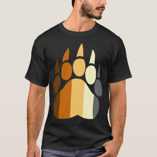 Bear Pride Colours Paw T-Shirt