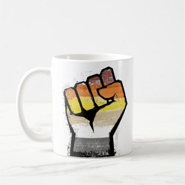 Bear Pride Fist Coffee Mug (Left)