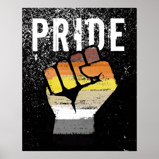 Bear Pride Fist Poster (Front)