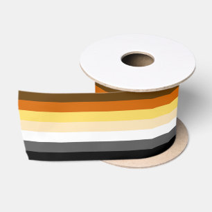Bear Pride Flag Bear Pride Colours Satin Ribbon